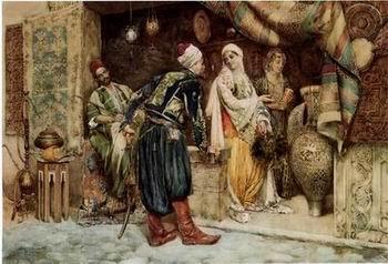 unknow artist Arab or Arabic people and life. Orientalism oil paintings 117 Germany oil painting art